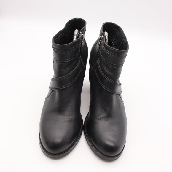Ariat Two24 Ready To Go Women's Size 10 B Ankle Boots Black Leather - Picture 2 of 9